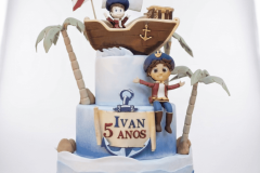 Bolo aniversário infantil tema Pirata