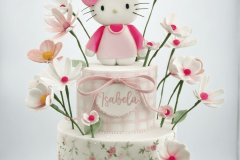 Bolo aniversário tema Hello Kit