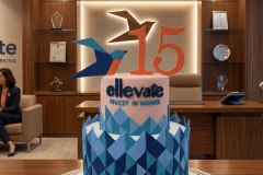 Bolo personalizado empresa Ellevate
