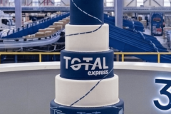 Bolo personalizado empresa Total Express