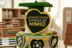 Bolo personalizado empresa Ninho