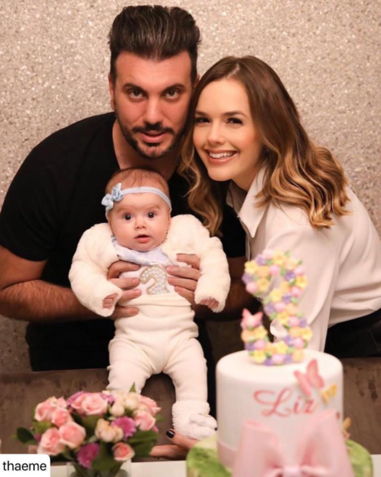 Mêsversário da Lis, filha da Thaeme