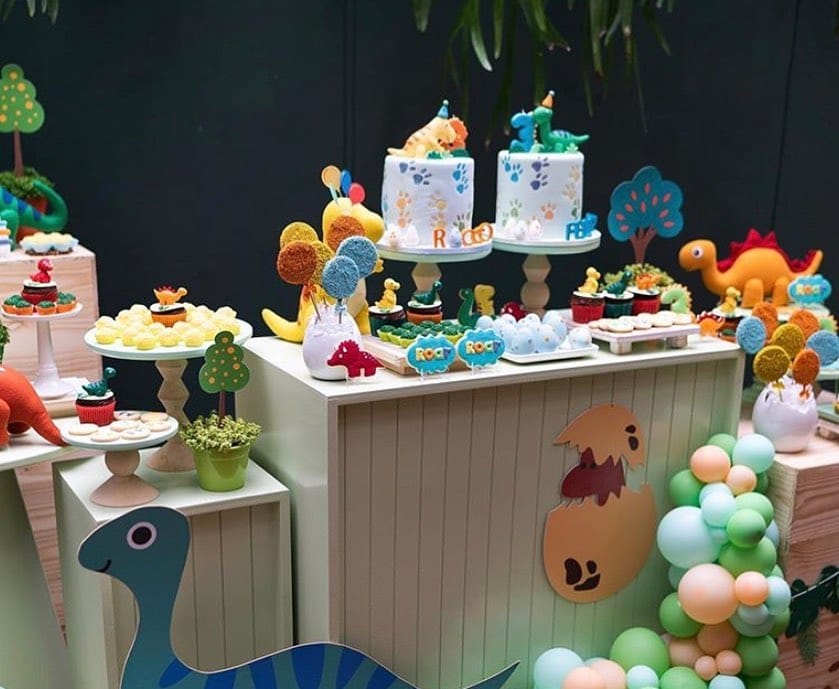 Festa do Rocco, filho de Rafa Brites e Felipe Andreoli com bolo e doces do Ateliê Jessica Galiano Doces