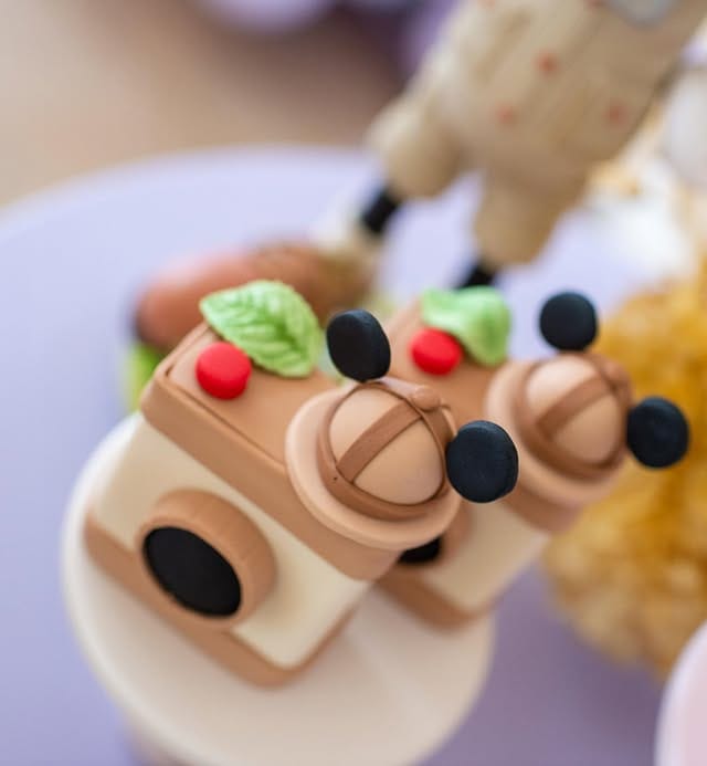 Pão de Mel Quadrado personalizado Mickey no Safari