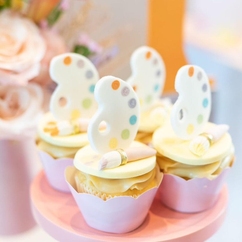 Cupcake tema Artes