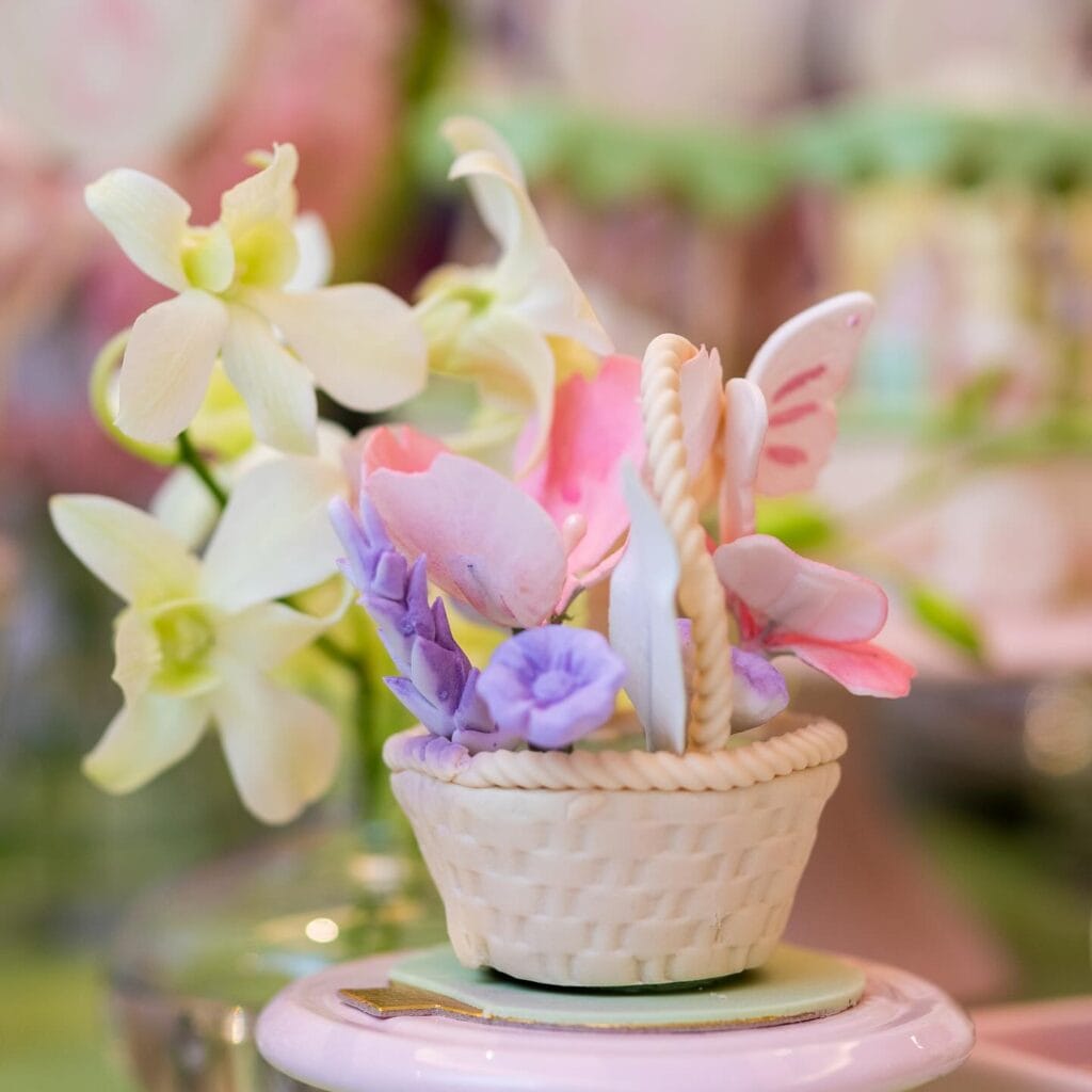 Cupcake tema Flores