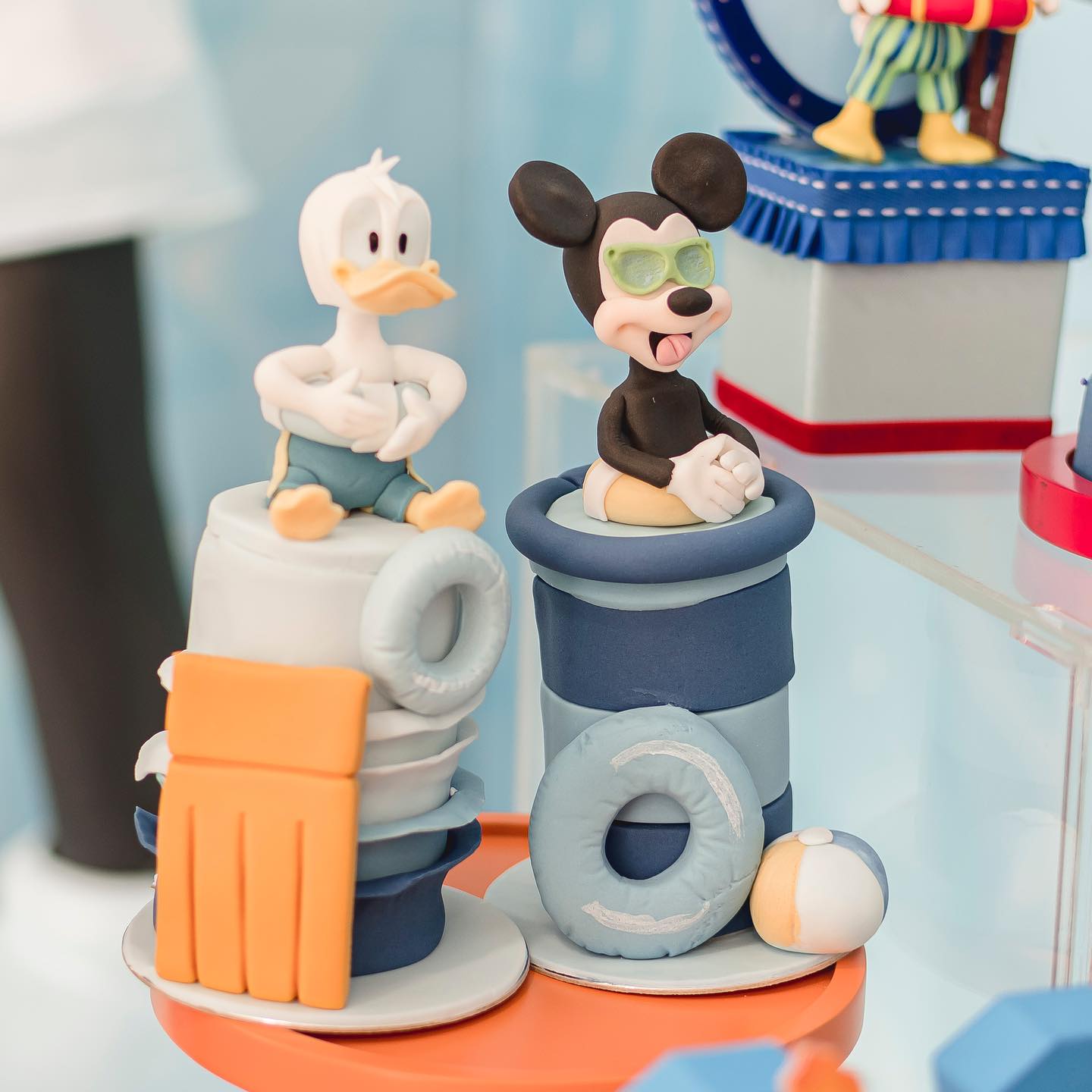 Cilindro de Chocolate Mickey e Pato Donald